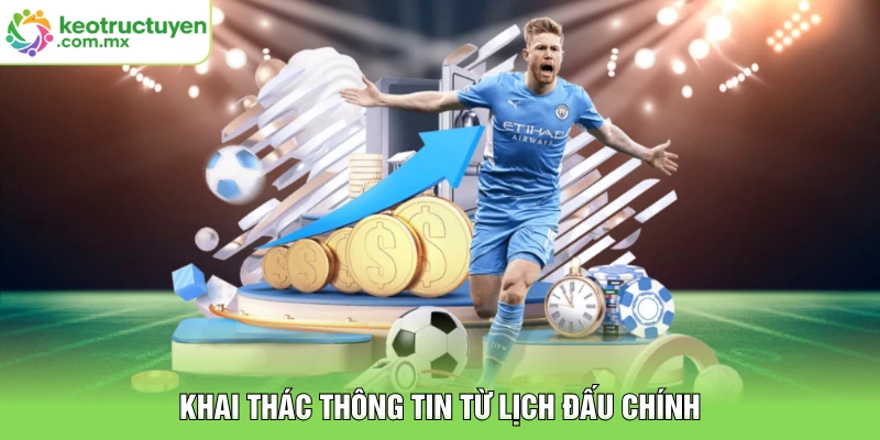 Khai thác thông tin từ lịch đấu chính