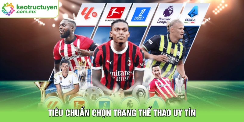 Tiêu chuẩn chọn trang thể thao uy tín